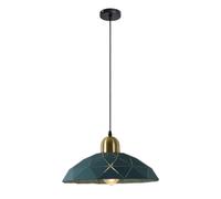 HCIPJQY Luxury Pendant Lights Unique Living Room Pendant Lighting Fixtures with 15.7in Lamp Shade Geometric Gold Accent Hanging Lights Dining Table Industrial Hanging Lamp in Red