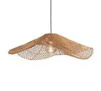 HCIPJQY Minimalist Woven Chandelier Tropical Creative Rattan Pendant Light Fixture Scandinavian Style Cafe Shop Primitive Lighting Rustic Asian Ceiling Hanging Lamp for Dining Kitchen Bedroom