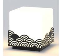 HCIPJQY Modern Square Fence Post Light Simple White Acrylic Lamp Shade