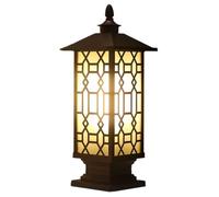 HCIPJQY Posts Outdoor Landscape Lighting Deck Post Light Waterproof Lights Outdoor with Warm White Lighting Anti-Rust Modern Bollard Pillar Light for Garden Yard Patio Driveway