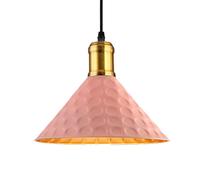 HCIPJQY Yellow Lighting Fixture for Homes Cone Hammered Metal Pendant Hanging Lamp Modern Hardwired Ceiling Chandelier Restaurant Shop Bar Hallway Balcony Pendant Light Fixtures