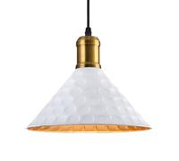 HCIPJQY Yellow Lighting Fixture for Homes Cone Hammered Metal Pendant Hanging Lamp Modern Hardwired Ceiling Chandelier Restaurant Shop Bar Hallway Balcony Pendant Light Fixtures