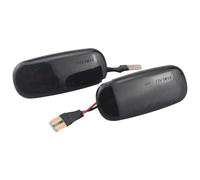 HCKCLMBMZW Brake lights For A3 S3 8P For A4 S4 RS4 B6 B7 B8 For A6 S6 RS6 C5 C7 C6 Turn Signal Light Front Fender Side Marker Indicator Car Lights(Dynamic Black Type)