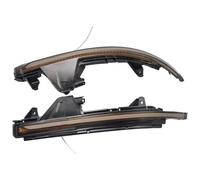 HCKCLMBMZW Brake lights For A7 S7 RS7 4G8 2010-2017 Rearview Mirror Sequential Indicator Blinker Repeater Light Turn Signal Side(White-Yellow)