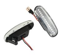 HCKCLMBMZW Brake lights For Lancia For Musa (350) 2004.10 2005-2012.09 Dynamic Turn Signal Side Marker Light Repeater Lamp Sequential(Dynamic Crystal)