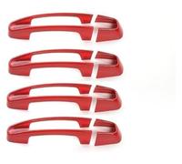 HCKCLMBMZW Door Handle Trim Cover for Equinox 2017 Car Styling Exterior Door Handle Cover Decorative Sticker Handles Trim(Red 4 Door)
