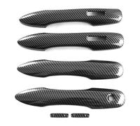 HCKCLMBMZW for Alphard for 40 Series 2024 Single Hole Door Handle Cup Pull Decorative Accessories Kit Protector Anti-Scratch Door Handle Cover(Carbon Fiber Pattern)