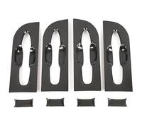 HCKCLMBMZW for Alphard for 40 Series 2024 Single Hole Door Handle Cup Pull Decorative Accessories Kit Protector Anti-Scratch Door Handle Cover(Door Bowl Carbon Fiber)