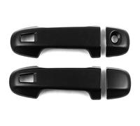 HCKCLMBMZW for Aqua for P10 2012-2021 Single Hole Dual Smart Chrome Trim Door Handle Cover Decorative Anti-Scratch Protector Door Handle Cover(2 Doors Matte Black)