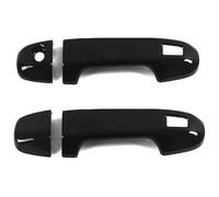 HCKCLMBMZW for Aqua P10 2012-2021 Single Hole Dual Smart Chrome Trim Door Handle Cover Decorative Anti-Scratch Protector Door Handle Cover(2 Doors Bright Black)