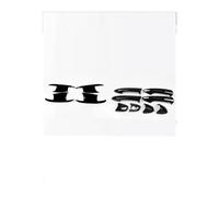 HCKCLMBMZW for Benz A CLA GLA Class W176 C117 for Coupe W117 X156 2013-2019 Car Accessories Exterior Door Handle Bowl Trim Cover Frame Door Handle Cover(B)