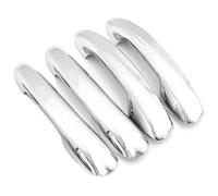 HCKCLMBMZW for Benz for GLA GLB GLC GLE 2022-2024 Right Driver No Hole Door Handle Decorative Cup Pull Protector Anti-Scratch Door Handle Cover(Electroplating)