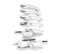 HCKCLMBMZW for Haval H6 3rd Gen 2021-2023 GT DHT-PHEV Car Accessories Exterior Door Handle Bowl Trim Cover Frame Door Handle Cover(Chrome a)
