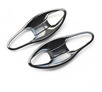 HCKCLMBMZW for HRV HR-V for Vezel 2014-2019 Chrome Door Handle Cover Trim Molding Catch Overlay Garnish Cap Cup Protector Door Handle Cover(B)