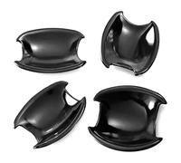 HCKCLMBMZW for IX35 2009-2017 Single Hole Dual Smart Door Handle Decoration Bowl Anti-Scratch Modification Car Guard Door Handle Cover(Small Door Bowl Bright Black)