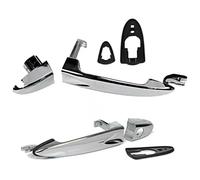 HCKCLMBMZW for Lancia for Ypsilon 2003-2011 Replacement with OEM Number 735409026 735409024 Practical Design Car Exterior Door Handles Front External Handle Door Handle Cover