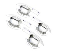HCKCLMBMZW for Outlander 2013-2017 Car Garnish Molding Smart Key Chrome Door Handle Cover/Bowl Trim Sticker Door Handle Cover(S19)