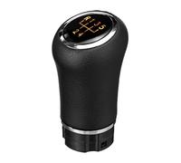 HCKCLMBMZW Gear Shift Lever Knob for Toyota Universal 5 Speed Manual Gear Shift Knob Backlight PU Leather Shifter Lever Handle Stick(Yellow)