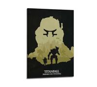 HCLHB Titanfall 2 Poster Poster Decorative Painting Canvas Wall Posters And Art Picture Print Modern Family Bedroom Decor Posters 24x36inch(60x90cm)