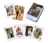 HCLRIU Custom Photo Playing Cards, Personalized Playing Cards with Photo, Make Your Own Customized Playing-Card Deck, Unique Playing-Card Gifts for Wedding, Party, Anniversary, Christmas (Style 1)