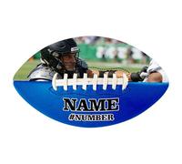 HCLRIU Custom Rugby ball, Personalized Rugby ball with Photo Name - Mini, Youth, Junior and Standard Sizes - Rugby Gift for Graduation, Coach, Player, Fan, Dad, Birthday