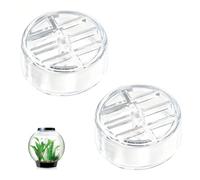 HCLSY 2PCS Bubble Tube Guard Fits for BiOrb Fish Tank, Acrylic Cover Aquariums for BiOrb Filter Replacement, Prevents Fish, Snails, Shrimp Out of Filter