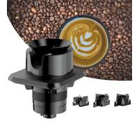 HCLYXOZ Automatic Coffee Grounds Cleaning Machine, Portafilter Cleaning Machine With 3 Brush Heads, Espresso Puck Container Disposal