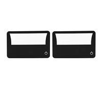 HCLZOE 3X LED Lighted Magnifier Bundle - 2 Magnifiers, Each with 3X Plastic Lens, Use as Reading Magnifier or Menu Reader