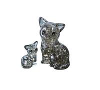 HCM "Couple of Cats Crystal Puzzle (49-Piece, Multi-Colour)