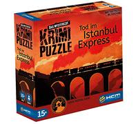 HCM Kinzel 55175 HCM Kinzel-55175-Death in Istanbul Express-The Mysterious Crime Including Crime Story Puzzle 1000 Pieces Multi-Coloured