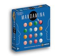 HCM Kinzel Mandamina - Cooperative Colour Game without Words, for 1-4 Players, Strategy Game for Colour Grouping with Marbles, Includes Game Board & Score Pad