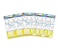 HCM Kinzel - Next Station London Replacement Blocks - Set of 5 - Flip and Write - Additional City Maps for Unlimited Fun