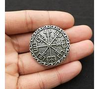 HCMA Norse Viking Brooch Witchy Large Big Vintage Irish Knot Brooches For Women Men Wicca Witchcraft Witch Pin