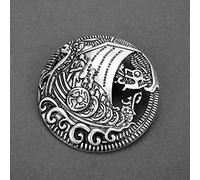 HCMA Outlander Brooch Thistle Celtic Knot Kilt Pin Brooch Scottish National Flower Brooches Women Men Viking Norse Jewelry
