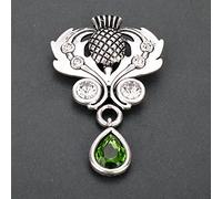 HCMA Outlander Brooch Thistle Celtic Knot Kilt Pin Brooch Scottish National Flower Brooches Women Men Viking Norse Jewelry