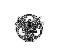 HCMA Outlander Brooch Thistle Celtic Knot Kilt Pin Brooch Scottish National Flower Brooches Women Men Viking Norse Jewelry