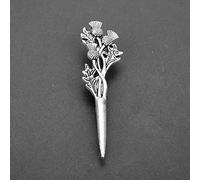 HCMA Outlander Brooch Thistle Celtic Knot Kilt Pin Brooch Scottish National Flower Brooches Women Men Viking Norse Jewelry