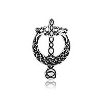 HCMA Outlander Brooch Thistle Celtic Knot Kilt Pin Brooch Scottish National Flower Brooches Women Men Viking Norse Jewelry