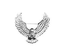 HCMA Retro Metal Eagle Brooch Animal Gold Lapel Pin Fashion Suit Shirt Corsage Collar Badge Brooches Jewelry Men Accessories