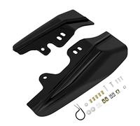 HCmotorku Motorcycle Mid Frame Air Heat Deflector Fits for Harley Touring Road King Electra Glide Street Glide Road Glide Ultra Classic 2001-2008 Gloss Black