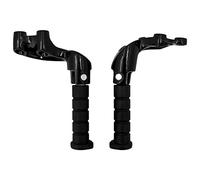 HCmotorku Motorcycle Rear Passenger Foot Pegs Footrest Mount Bracket Fit for Indian Scout 2015-2023 Scout Sixty 2016-2023 Bobber 2018-2023 Gloss Black