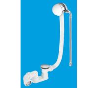 HCN3365UK-1M Chrome Plated Brass Bath Filler and Overflow McAlpine White One Size