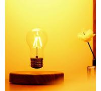 HCNT Magnetic Levitating LED Desk Lamp, Table Lamp Night Light, 360 Degree Automatic Rotating Light, Unique Gifts for Christmas Office Decor