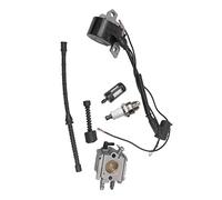 HCO-YU Chainsaws Carburetor Ignition Coil Fuel Line Oil Hose Spark Plug Fit For STIHL Chain Saw 038 MS380 MS381 038 AV SUPER MAGNUM