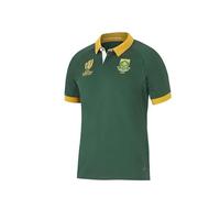 HCOISINI 2023 R.W.C Springbok Stadium Jersey, Men's Blue L Rugby Jersey