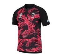 HCOISINI 2023 World Cup R.W.C Fiji, Rugby Jersey, Men's Match Training Football Jersey(Black,M)