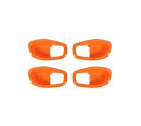 HCPAVEXT for Jeep for Renegade 2016 2017 2018 2019 2020 2021 2022 2023 2024 Car Interior Door Handle Bowl Decoration Cover Interior Car Handle(Orange)