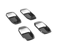 HCPAVEXT for Jeep for Wrangler JL 4-Door 2018-2023 2019 2020 2021 2022 Interior Door Handle Cover Decorative Trim Interior Car Handle(Carbon Fiber Black)