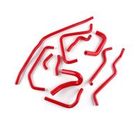 HCPAVEXT for Mazda for Miata MX-5 1.6 1.8 MX5 MK2 1999 2000 2001 2002 2003 2004 2005 Cooling Silicone Hose Kit Auto Parts(Red)