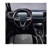 HCPAVEXT For VW For Taigo 2022 9.2 Inch Car GPS Navigation LCD Dashboard Screen Tempered Glass Protector (GPS and instrument)